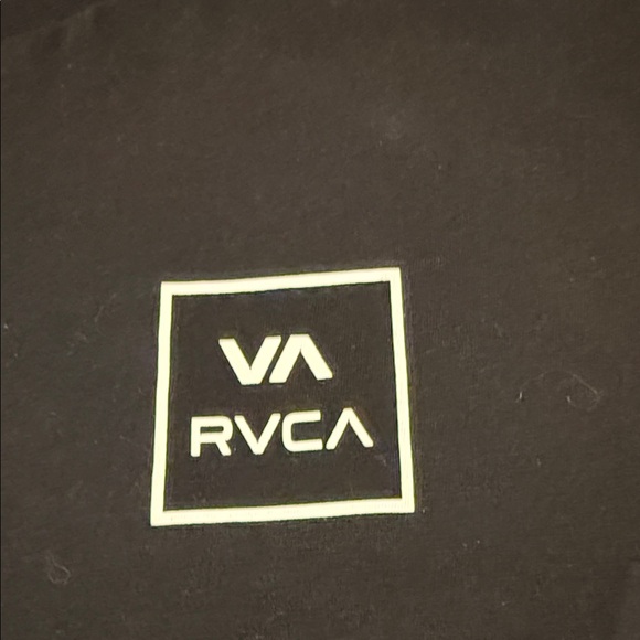 RVCA Men's Black Short Sleeve Tee - Picture 2 of 5